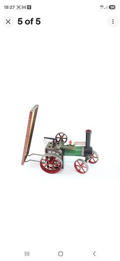 Mamod steam tractor
