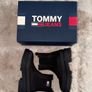 Tommy Jeans Black Chelsea Boots Size 39/6 Chunky Platform Image 2