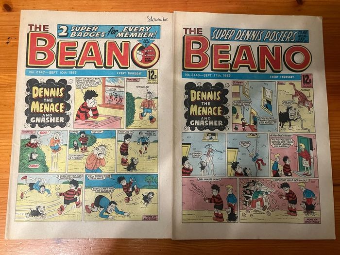 Comics: 'The Beano' 1983 (38 numbers)