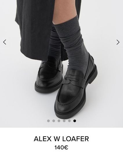 Vagabond Alex Black leather loafer