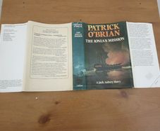 SCARCE The Ionian Mission Patrick O'Brian 1st Edition UK Collins 1981 Dust Jacket ONLY no book