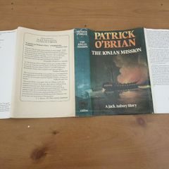 SCARCE The Ionian Mission Patrick O'Brian 1st Edition UK Collins 1981 Dust Jacket ONLY no book