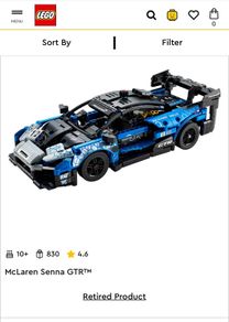 Lego Technic McLaren Senna GTR