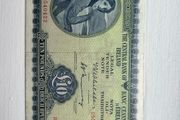 1971 old  Irish banknote Lady Lavery 10 pound in lovely condition, no rips,pen or pin holes, post added extra, 6 euro register