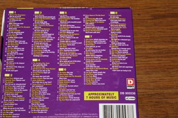 Greatest Hits of the 60's 8 CD Boxset. Free Postage!