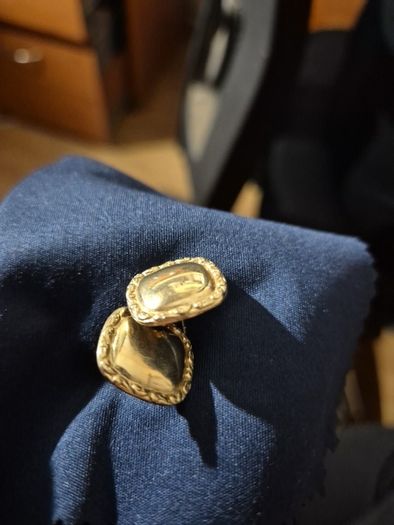 Vintage golden tone earrings