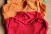 Baby rompers 0-3 - bright colours