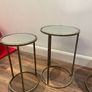 Nest of 3 mirror tables Image 5