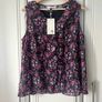 Rowen Avenue sleeveless womens blouse uk10 Image 6