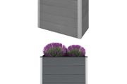 Garden Raised Bed WPC 100x50x91 cm Grey