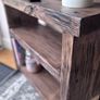 New Barnwood Style Chunky Sofa Side/End Table Image 2