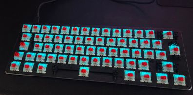 Glorious gmmk compact and HyperX haste mouse