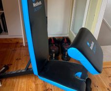 Adjustable dumbbells & bench