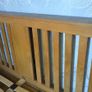 Solid wood king size bed frame Image 2