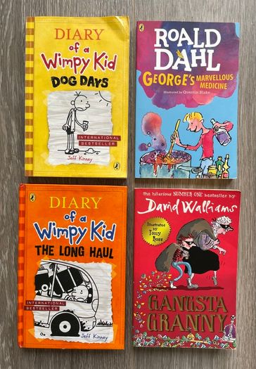 LOTS of Childrens Book Bundles - Football Books, Wimpy Kid, Cat Kid, Skulduggery Pleasant etc