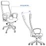 IKEA MARKUS office chair in Vissle dark grey, in good condition. Image 2