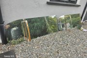 Mirrors large barber or outdoor feature garden mirrors x2