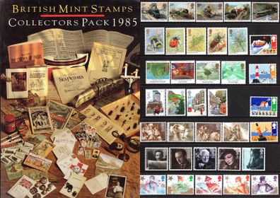 1985 Great Britain British Commemorative Stamps Year Pack Mint Never Hinged (MNH)