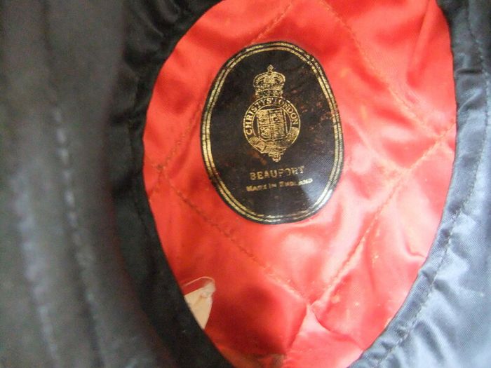 Old Christys Beaufort Riding Helmet