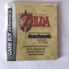 The Legend of Zelda: A Link to the Past and Four Swords Manual Gameboy Advance ONLY NO GAME
