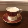 Vintage tea cup and saucer candle Image 2