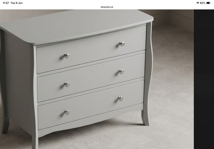 Grey Chest of Drawers