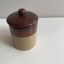 Vintage  pottery marmalade Jar Image 4