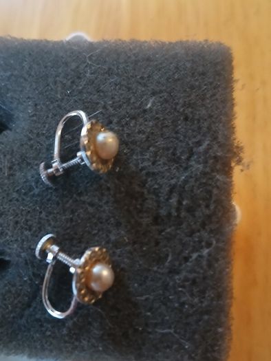 Beautiful Vintage Screw on Earrings