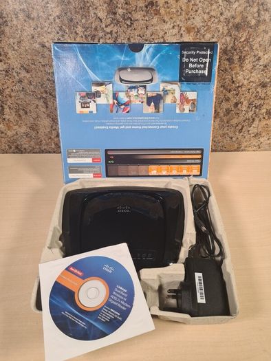 LINKSYS WAG320N wireless dual band N modem router