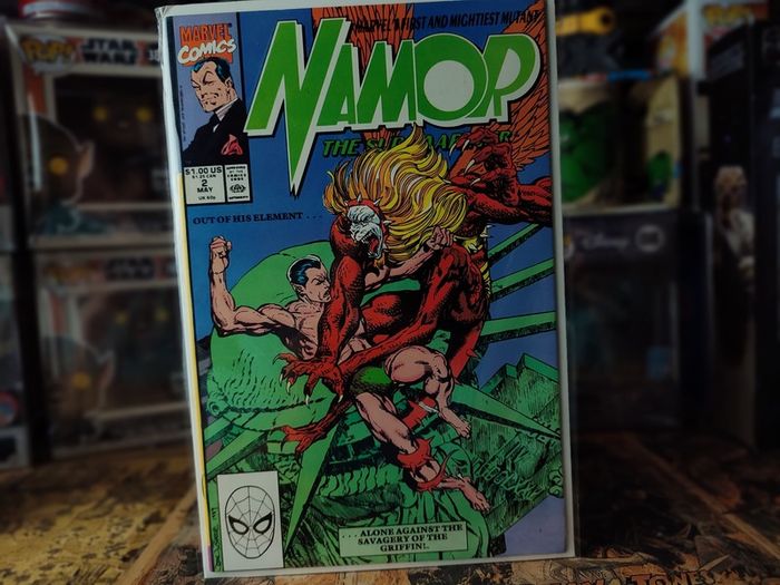 Namor the Sub-Mariner ! Issue #2 ! Copper Age Comic from 1990 ! by Marvel !