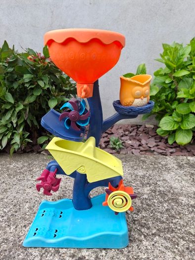 B. toys Owl About Waterfalls Water Wheel