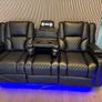 Electric Real Leather Orlando Recliner Sofa Set Image 3