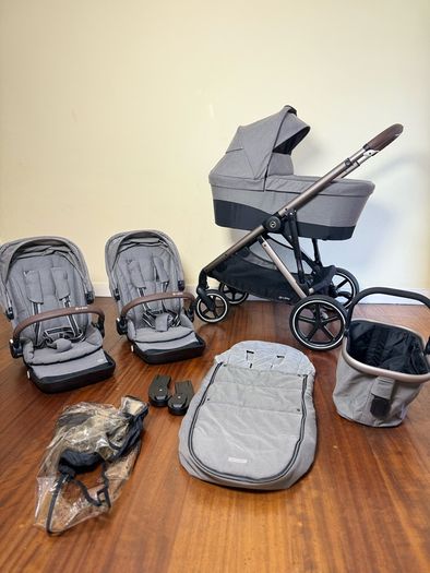 Cybex Gazelle S double pram twin buggy travel system