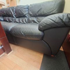 3 seater leather sofa