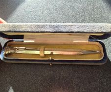 Vintage Victorian Propelling Pencil in original box