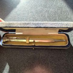 Vintage Victorian Propelling Pencil in original box