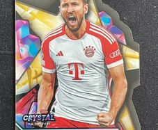 Harry Kane 2023-24 Topps Crystal Premium UEFA Gold Star Die-Cut