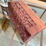 Vintage Indian Floral Design Hand Carved Sheesham Rose Wood Jewellery Keepsakes Box Image 7
