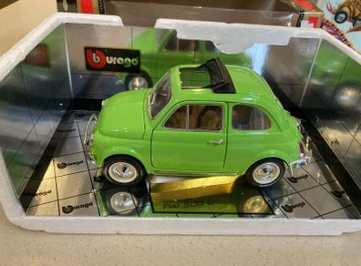 Fiat 500 L Scale 1:16 Rare Colour Burago