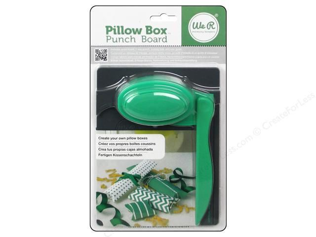 Make Your Own Favour Boxes! Pillow Box Punch Board