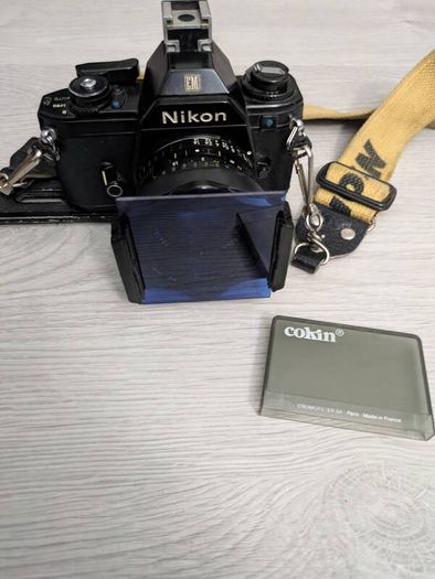 Nikon EM 35mm Film Camera + Series E 50mm f/1.8 Lens
