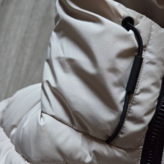 As new SUPERDRY Beige  Hooded Sports Puffer Jacket
