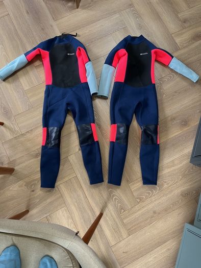 Age 9-10 wetsuits x2