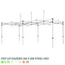 Gazebo Marquee Steel Hexagonal Frame 40mm 3m x 6m Image 6