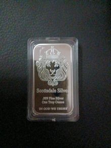silver 1 oz plated