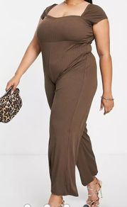 Wide legged ribbed jumpsuit BNWT