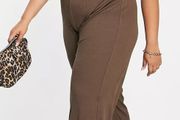 Wide legged ribbed jumpsuit BNWT
