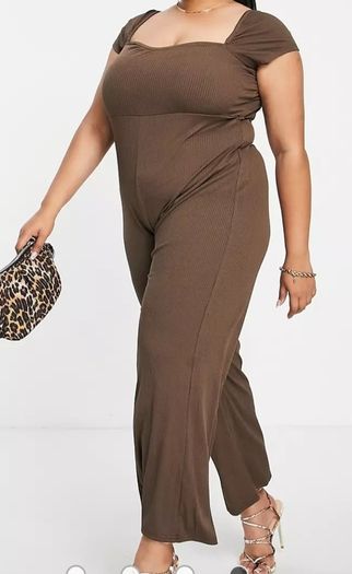 Wide legged ribbed jumpsuit BNWT