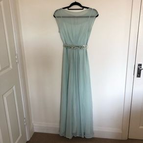 Coast maxi dress with silk trim UK8