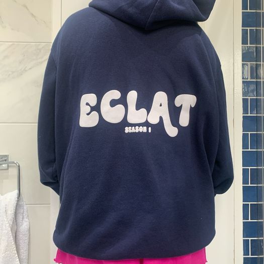 Eclat navy hoodie. Size L